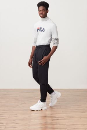 FILA Topher Pants Black,Mens Clothing | CA.DBERPU765